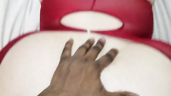 BBC long stroking that pussy proper