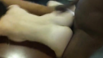 White girl gets a serious bbc pounding