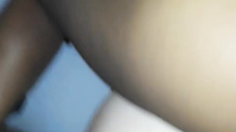 White girl with black couple