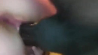 Tight pussy wife getting stretched by BBC