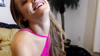 Sexy white girl fucks a new black guy on webcam