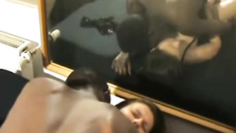 Hubby films his wife creampied by BBC