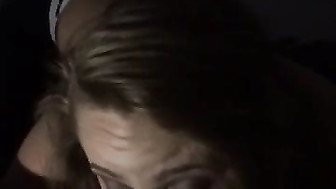 Amazing blowjob from a cute gf