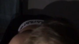 Amazing blowjob from a cute gf