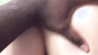 Sexy wife gets black dck