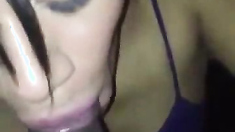 Amateur girls with big BBC in mouth