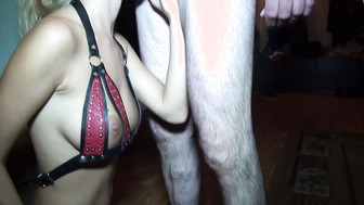 Awesome wife caresses 2 ugly cocks