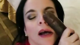 Nice looking lady playing with a nice looking cock