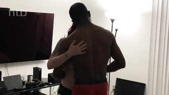 Horny redhead scores one more time and makes her hung black bull cum hard