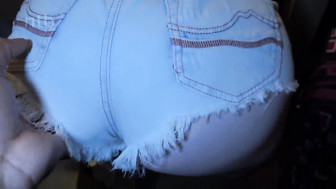 Sexy white milf gets that big black dick bareback in her smooth shaved pussy