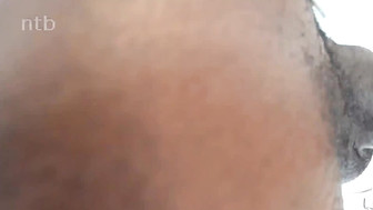 Black bull hard fucking white slut and cums in the ass