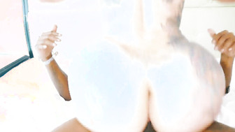 Big ass brunette MILF gangbang