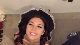 French brunette Takes Black cock