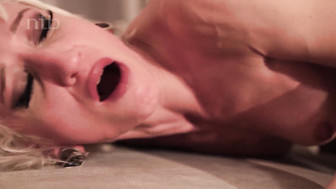 Sexy dressed blonde MILF with BBC boyfriend