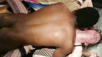 Dirty talking wife shared with black cock
