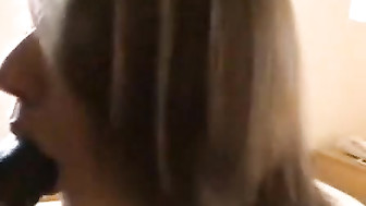 Shared GF fucking and eating BBC cum