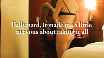 Cuckold white wife teases her black stud before getting that bbc balls deep