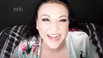 Chubby white chick with huge ass and tight pussy enjoys big black cock