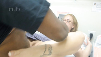 Blond milf gets that big black dick