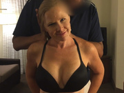 Slutty MILF wife gets thick Black Cock