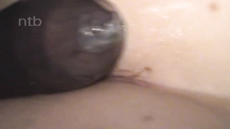 Getting all her holes fucked, stretched and filled by endowed black stud