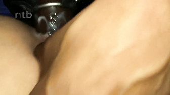 Another close-up of bareback black fucking