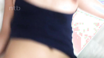 Hung black bull bangs that white pussy and leaves his cream on her cake