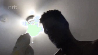 Playing with her bbc first and then getting big creampie in that bald pussy