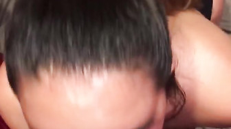 Pretty Latina gives head