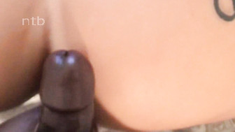 Black guy was all horny and ready to please this blond white babe