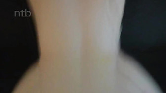 Curvy white milf pleases black lover and receives messy creampie in her ass