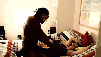 Shy white wife sucks and fucks that bbc and gets rewarded with warm cream