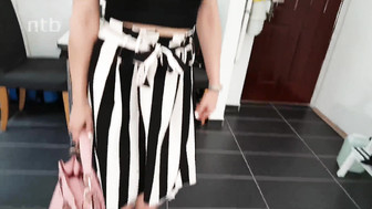 Horny blond welcomes her favorite big black cock