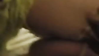 hubby watches his wife with two black cocks