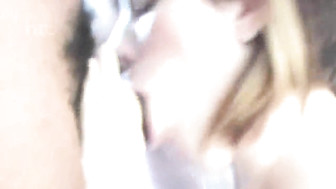 Hotwife wanted to please them all and to enjoy their sweet cum