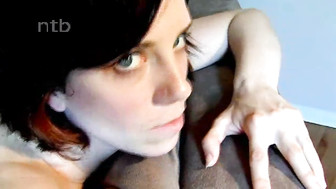 Sexy white redhead gets long and thick black cock