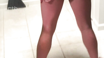 Shy interracial couple filmed great video on the floor of their kitchen