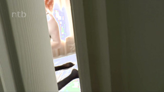 Cute redhead in sexy black stockings enjoys that bbc