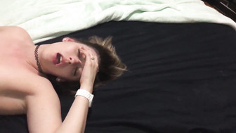 Finally getting creamy load inside that juicy pussy from her favorite black lover