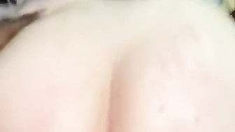 Big black cock makes her cum