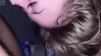 Curvy Blonde Gets her first Throat Fuck by BBC