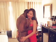 Hubby films big black dick fucking and creaming his wife