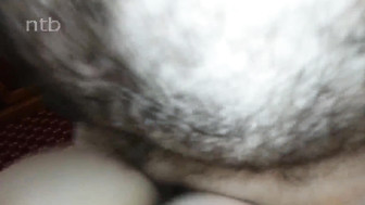 Pretty slut girl enjoys black and white cocks