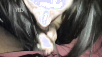 Back seat education with big black cock