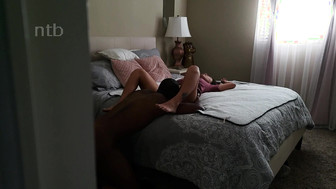 Hung black stud fucks bareback and impregnates that handsome housewife