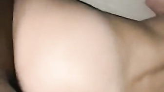 Horny white girl taking it all