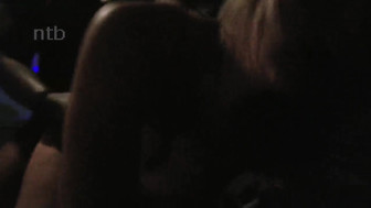 Hubby and black bulls fucks horny white wife and cums on her hairy pussy