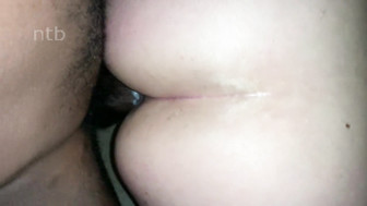 Chubby white mom gets fucked and shows her creampie