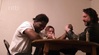 Cuckold white wife and her hung black lover