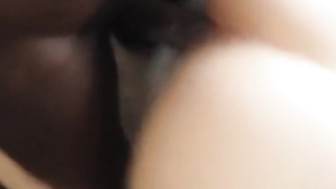 BBC fucking creamy white pussy